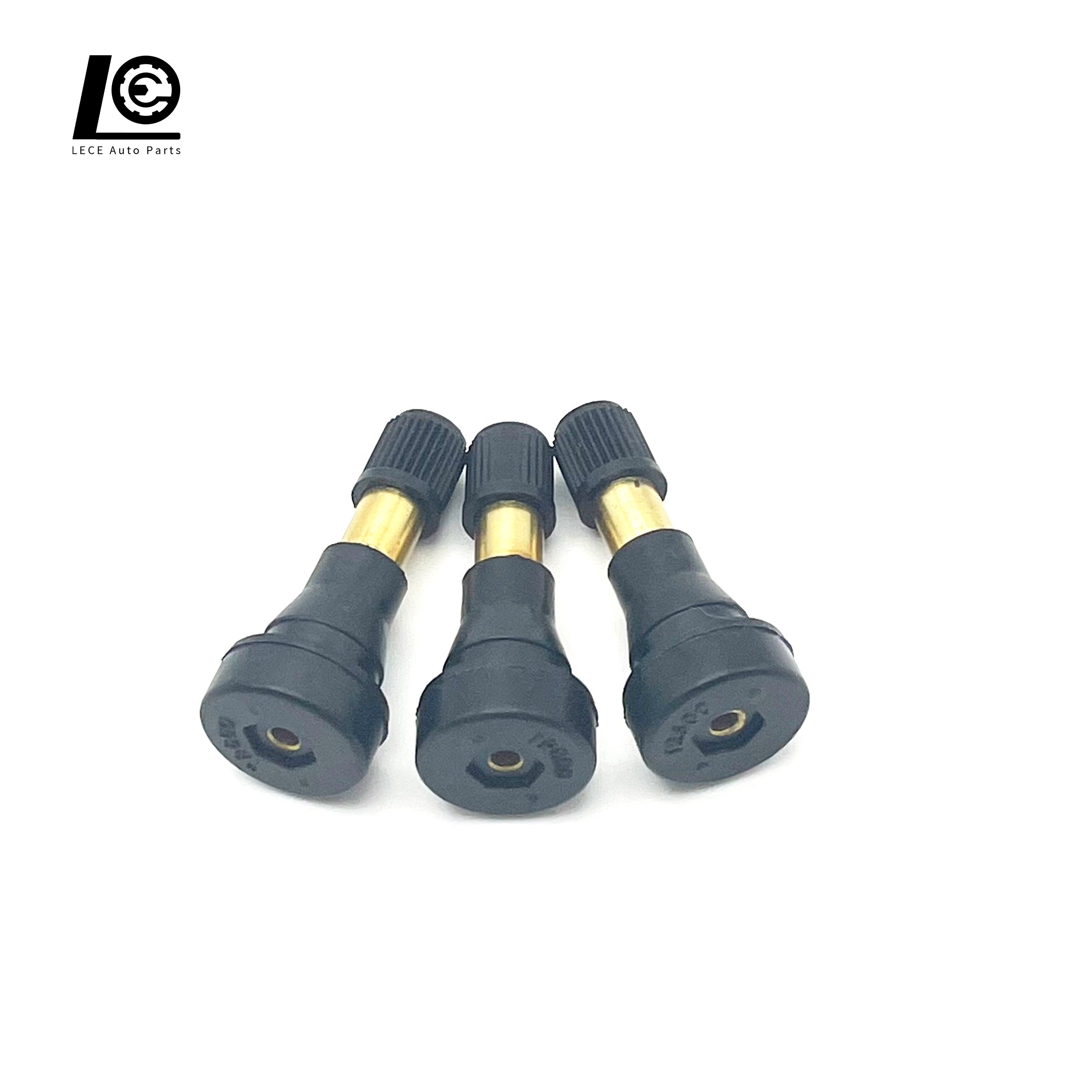 Tire Valve Wholesale High Quality TR600 Tubeless Snap-in Brass Stem Rubber Tire Valve for Passenger Light Truck