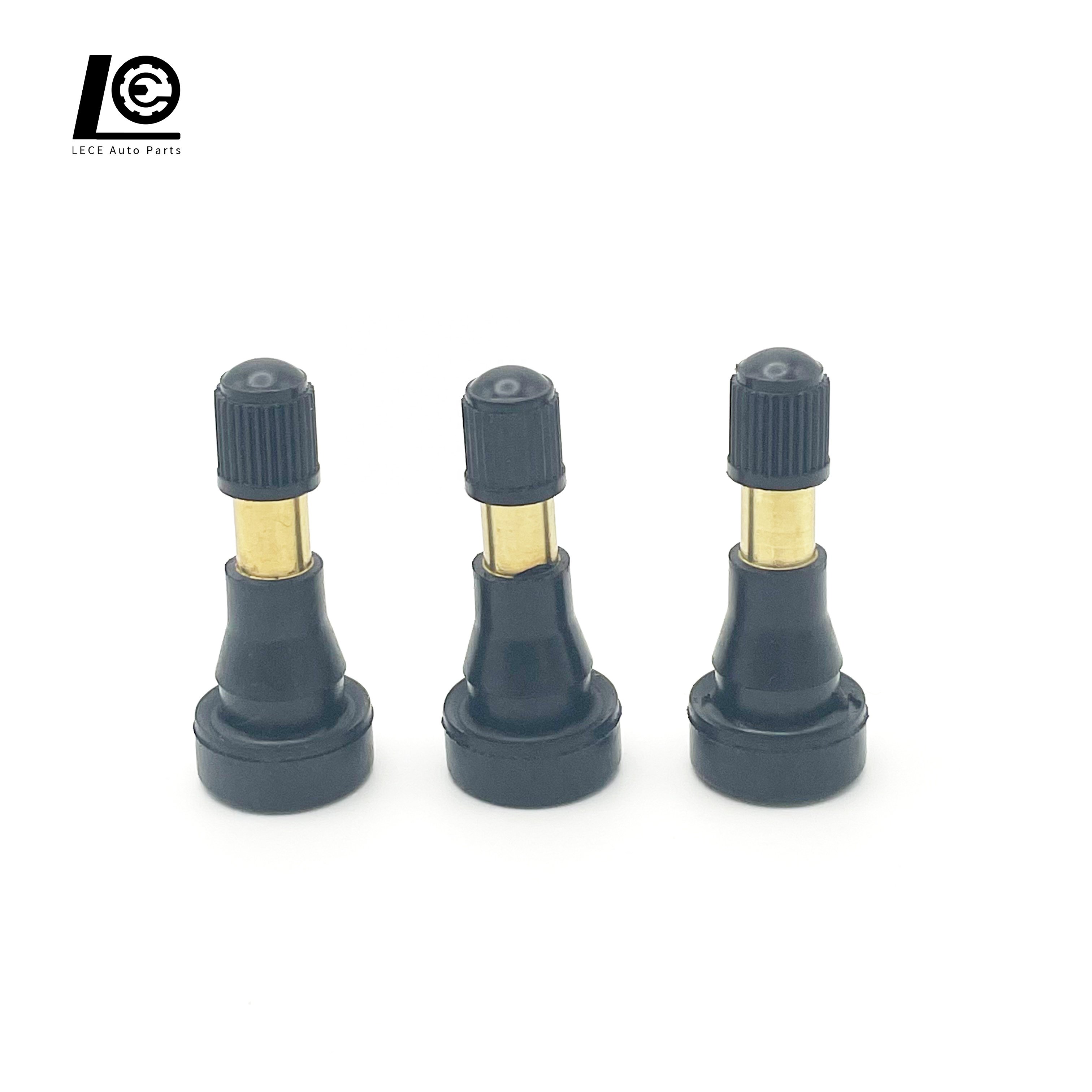 Tire Valve Wholesale High Quality TR600 Tubeless Snap-in Brass Stem Rubber Tire Valve for Passenger Light Truck