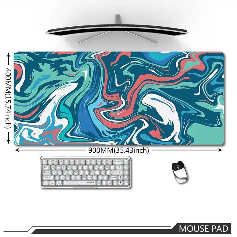 Mairuige Sublimation mouse-pads eco-friendly rubber play mat Oil Painted Style Custom Printed Mouse Pad