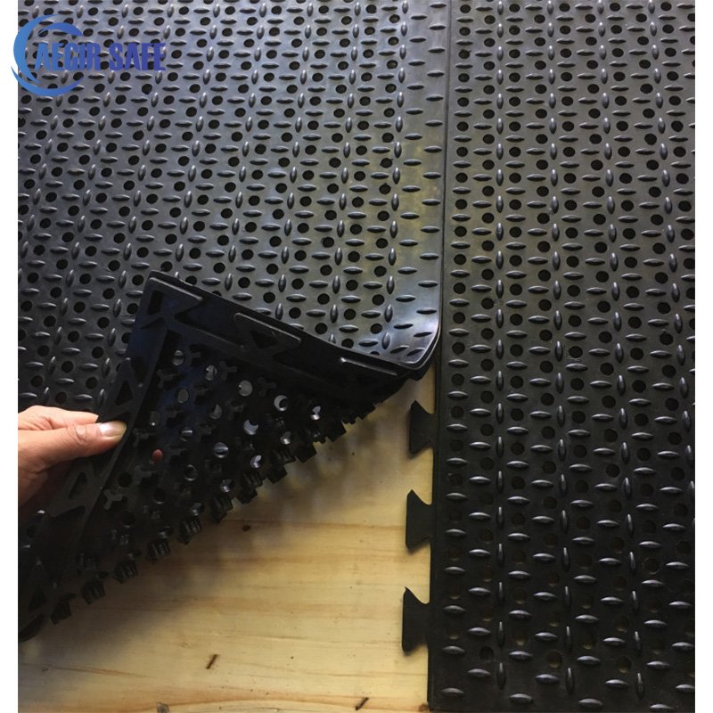 AEGIRSAFE ANTI-FATIGUE RUBBER FLOOR TILES