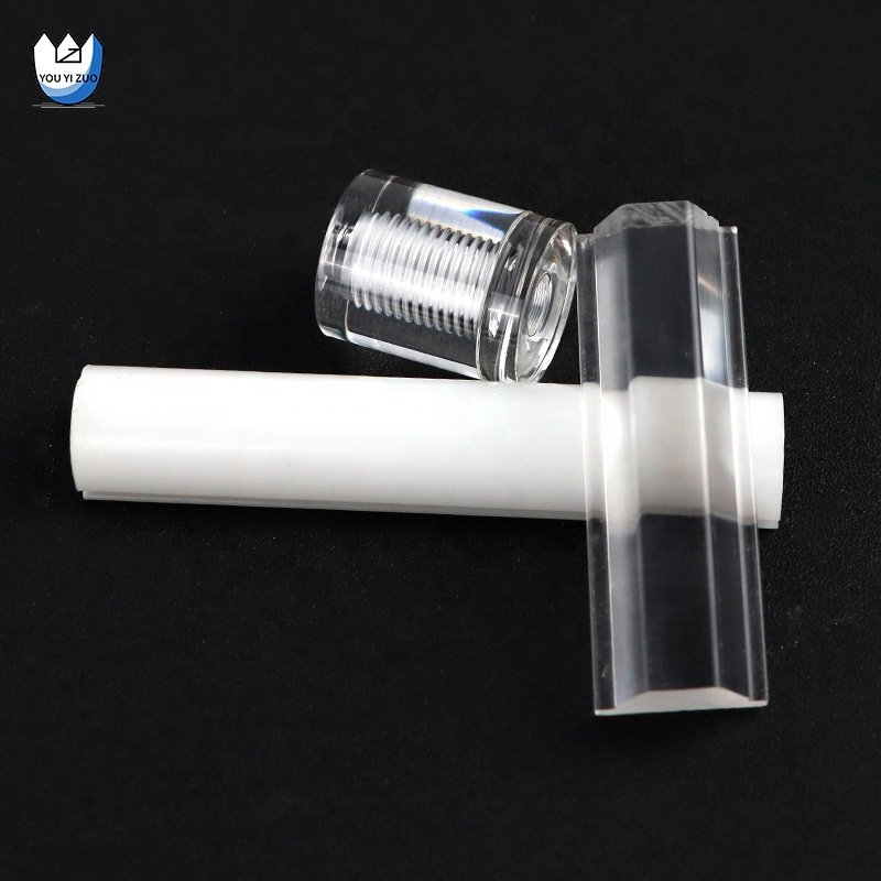 Youyizuo Manufacturer Custom Size Cutting Recycled 6mm 9mm White Clear Colorful PVC Plastic Rod Acrylic Rods For Decoration