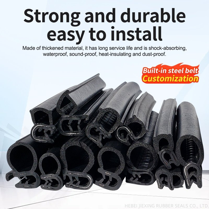 EPDM weather stripping Car Door Rubber Strip automobile Rubber Seal Strip Edge trim seal
