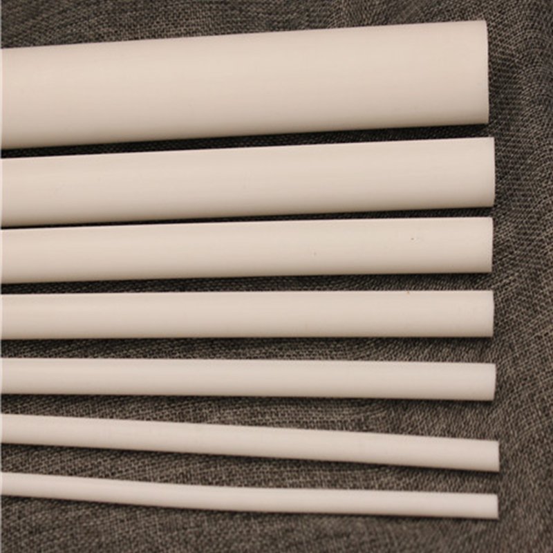 China factory custom size white pure ptfe rod hot selling chemical resistant durable PTFE plastic rods