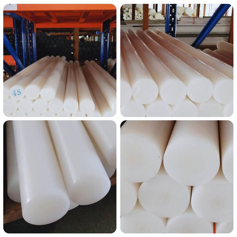 PVDF Plastic Rods Superior Quality PVDF Plastic Bars New Energy Photovoltaic Material Polyvinylidene Fluoride Rod