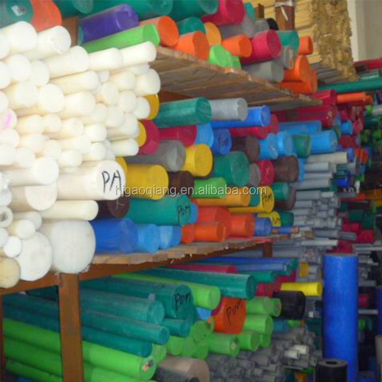 Hot selling chemical resistance white pa6 plastic solid nylon rod virgin material cast nylon 6 bar