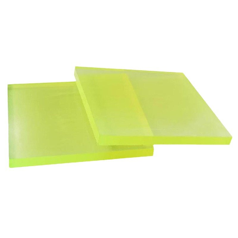 Industrial Wear-Resistant Polyurethane Board, Translucent PU Rubber Sheet, High Hardness & Beef Tendon Toughness, Glue Adhesive