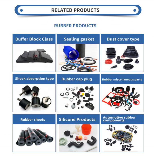 High End Price Custom Silicone Rubber Parts Plastic Rubber Machinery Parts With Injection Molding Or Extrusion Technology