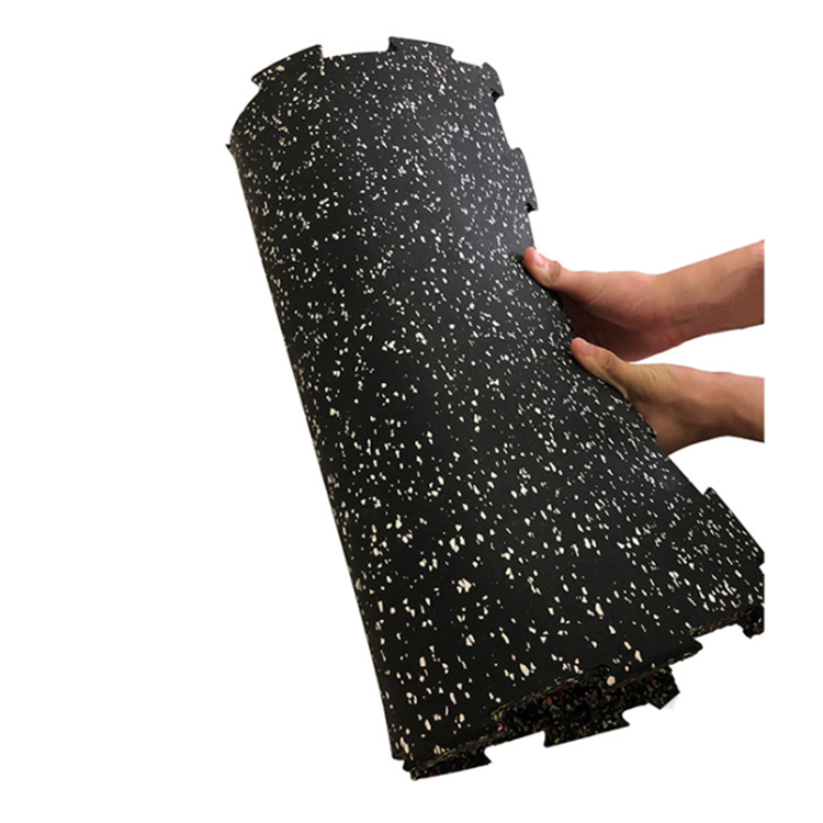 Various specifications Easy to clean non-slip epdm gym flooring rubber tiles interlocking