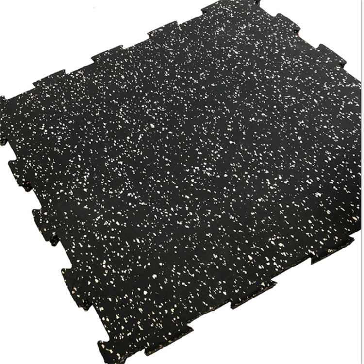 Various specifications Easy to clean non-slip epdm gym flooring rubber tiles interlocking