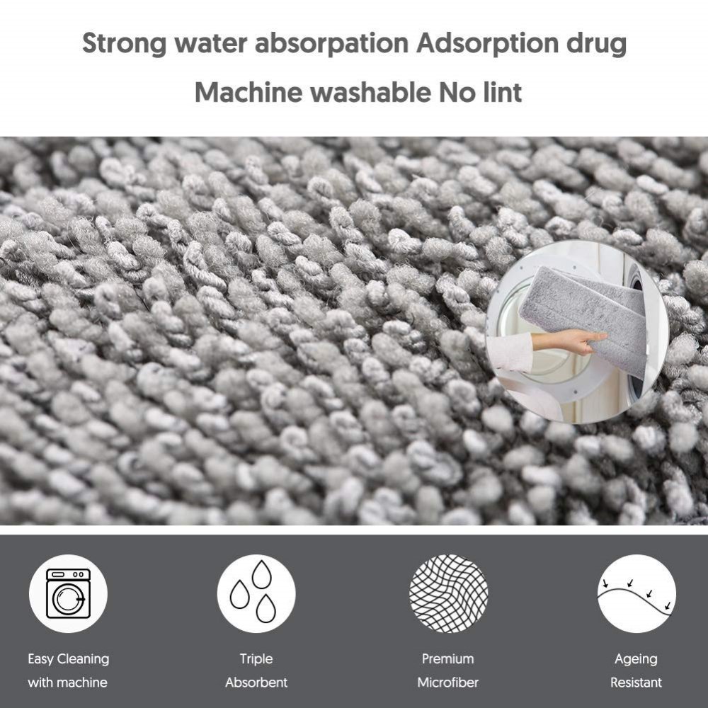 Microfiber Hardwood Floor Mop with Washable Pads 360 Rotation Dust Flat Twist Mop Floor Cleaning