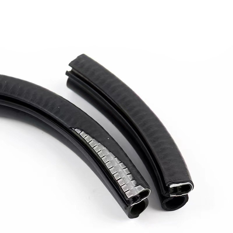 Soft And Hard Composite Car Door Window Rubber Seal Epdm Black Profile Seal
