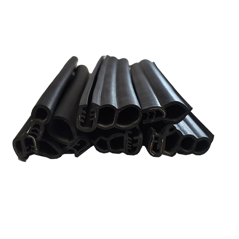 Soft And Hard Composite Car Door Window Rubber Seal Epdm Black Profile Seal