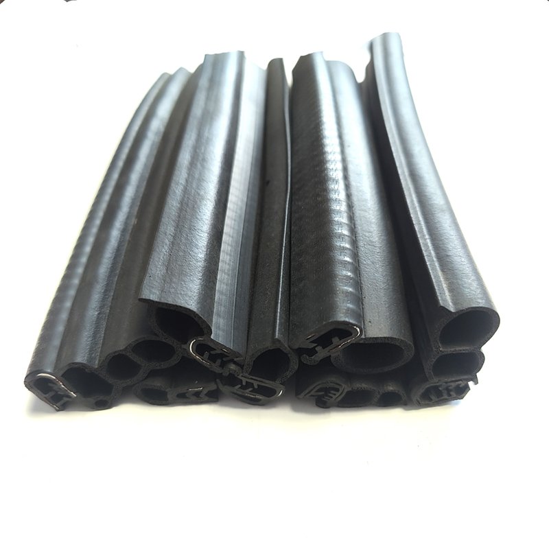 Soft And Hard Composite Car Door Window Rubber Seal Epdm Black Profile Seal