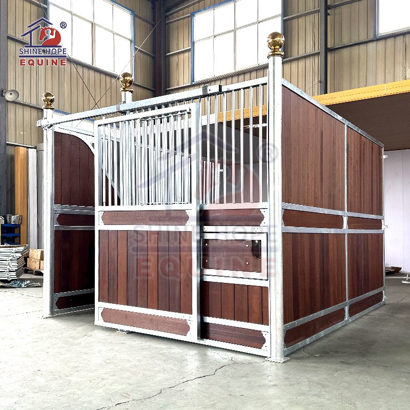 Other animal husbandry equipment horse stall steel equine building steel hot dip horse stable horse box door