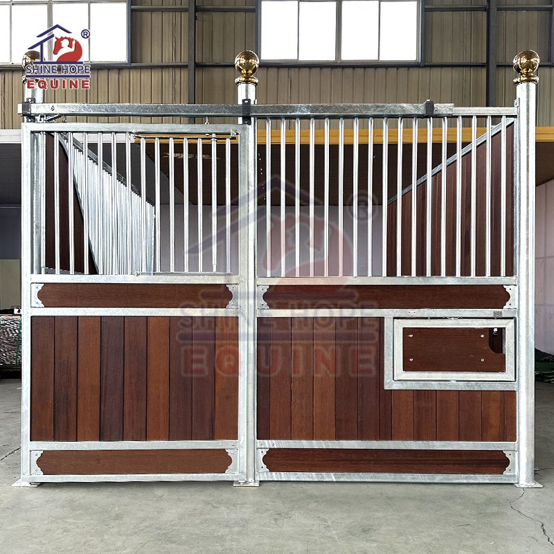 Other animal husbandry equipment horse stall steel equine building steel hot dip horse stable horse box door