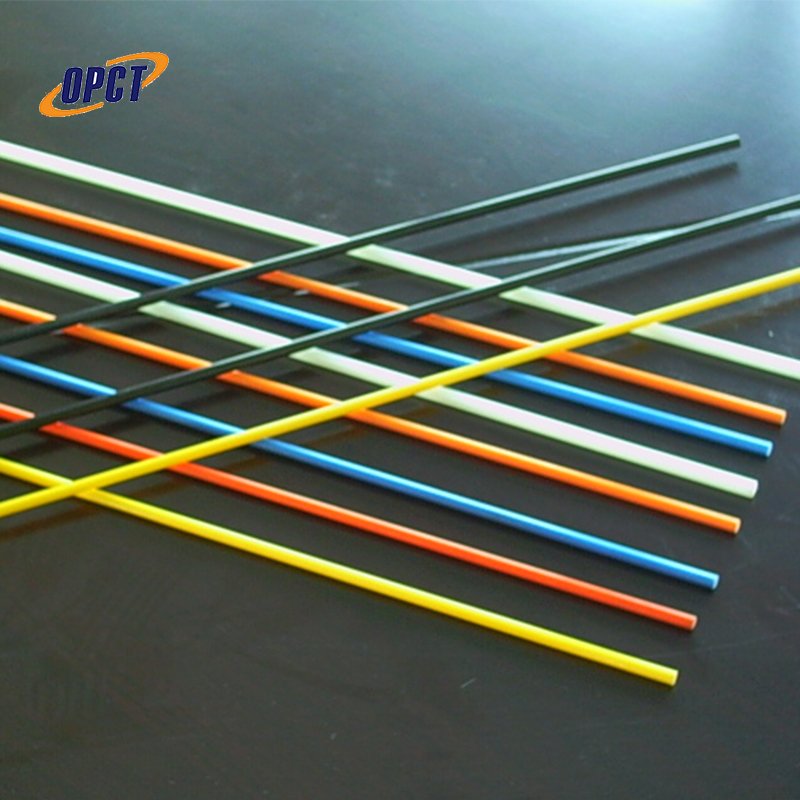 Customized flexible FRP rod round resin plastic solid fiberglass rod frp stick