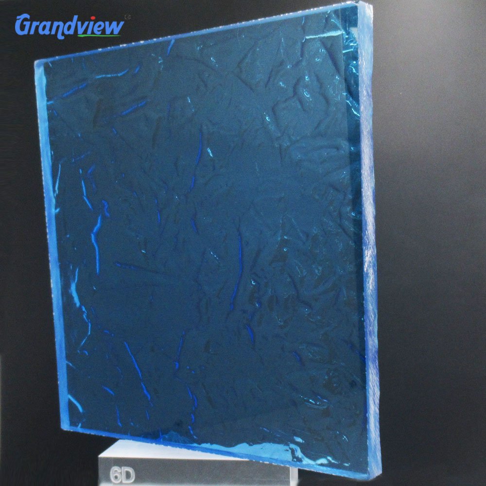 WholesaleAcrylic Material Shower Room Use New Pattern Water Line Textured Acrylic Sheet