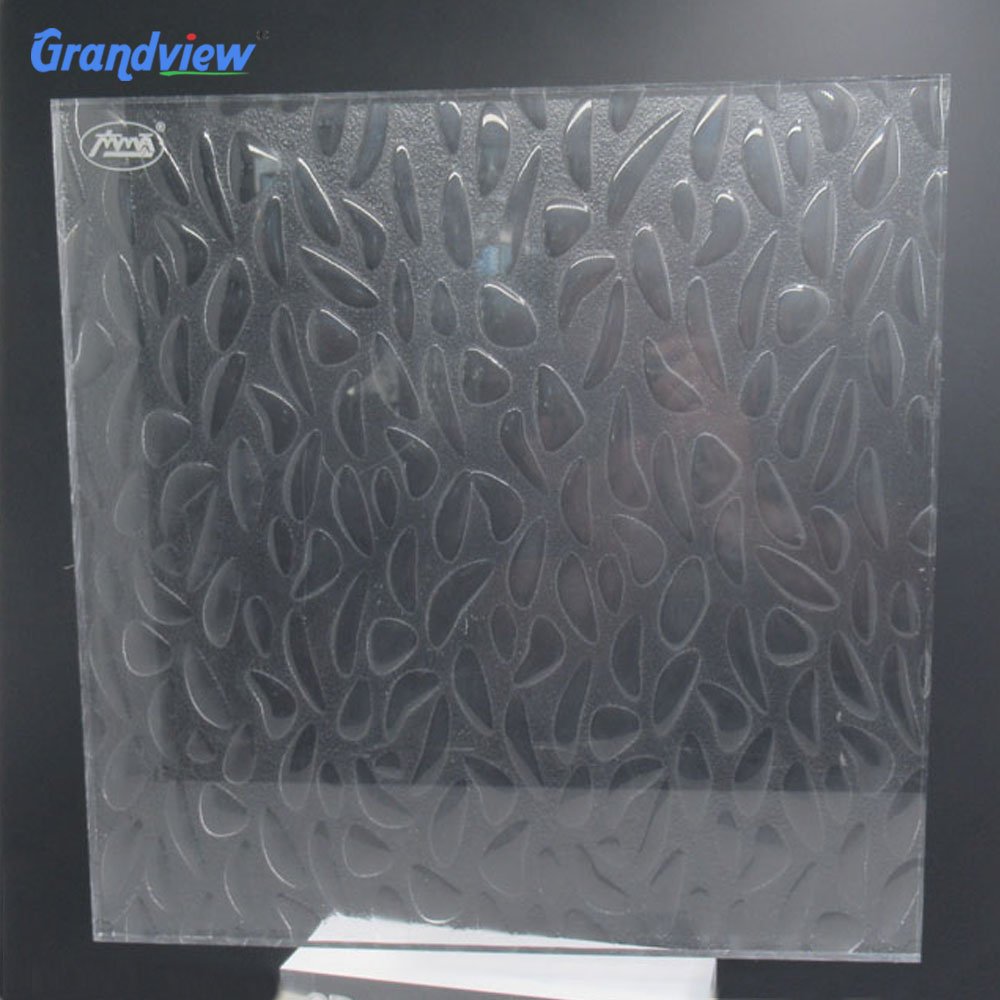 WholesaleAcrylic Material Shower Room Use New Pattern Water Line Textured Acrylic Sheet