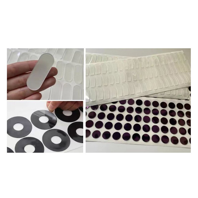 anti slip washable grips rubber sheet double sided adhesive reusable gel sheet pad