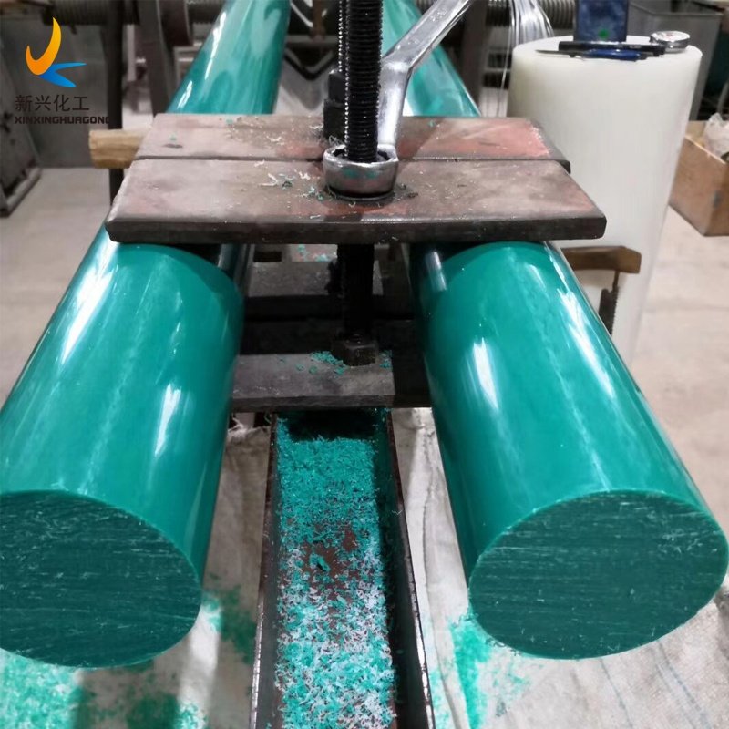 green color UHMW PE 1000 rods Polyethylene Rod