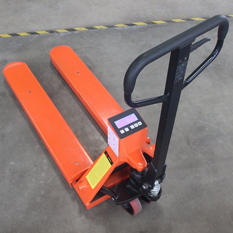 NIULI High Digital Display Economical Manual Hydraulic Hand Pallet Truck Scale Pallet Jack Weight Scale
