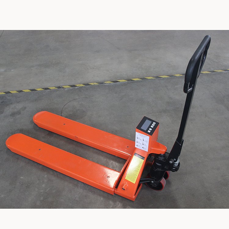 NIULI High Digital Display Economical Manual Hydraulic Hand Pallet Truck Scale Pallet Jack Weight Scale