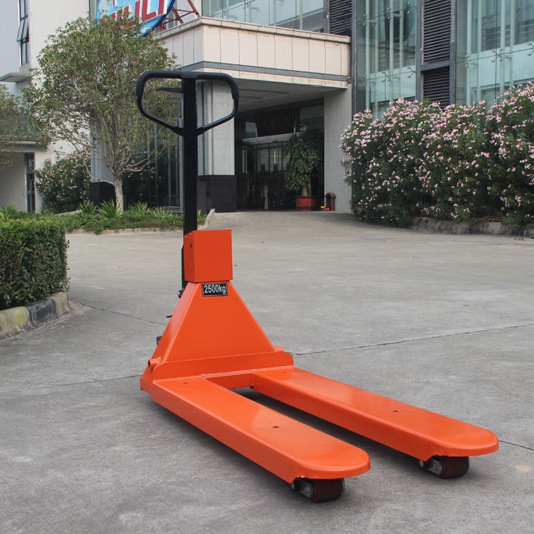 NIULI High Digital Display Economical Manual Hydraulic Hand Pallet Truck Scale Pallet Jack Weight Scale