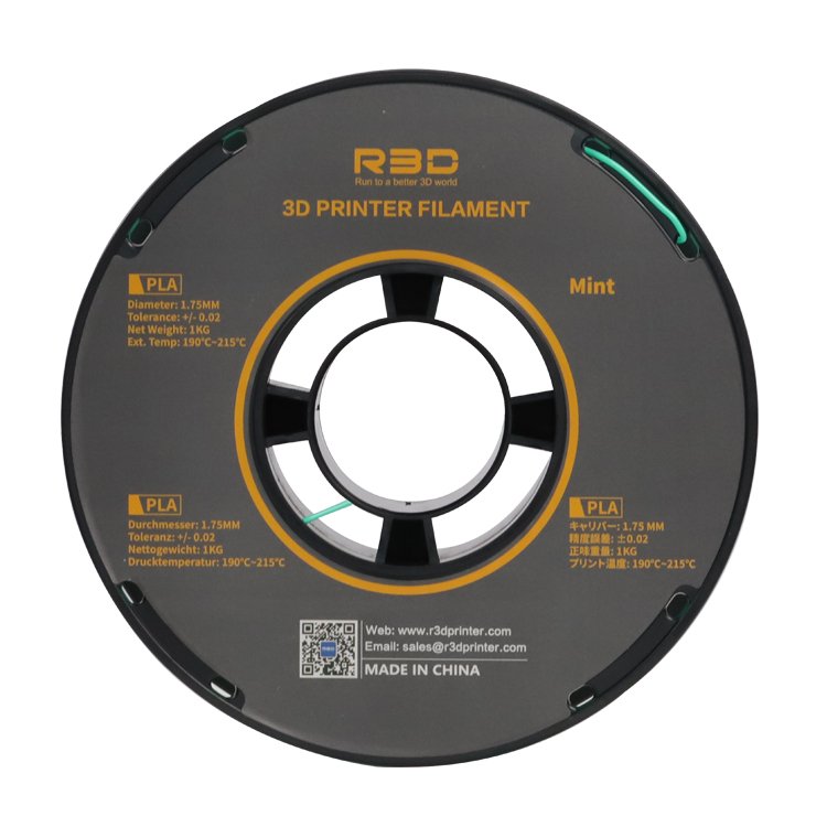 Wuhu R3D Filament 3d Printer PLA 1KG/Spool for 3D Printer Neat Winding Eco Plastic