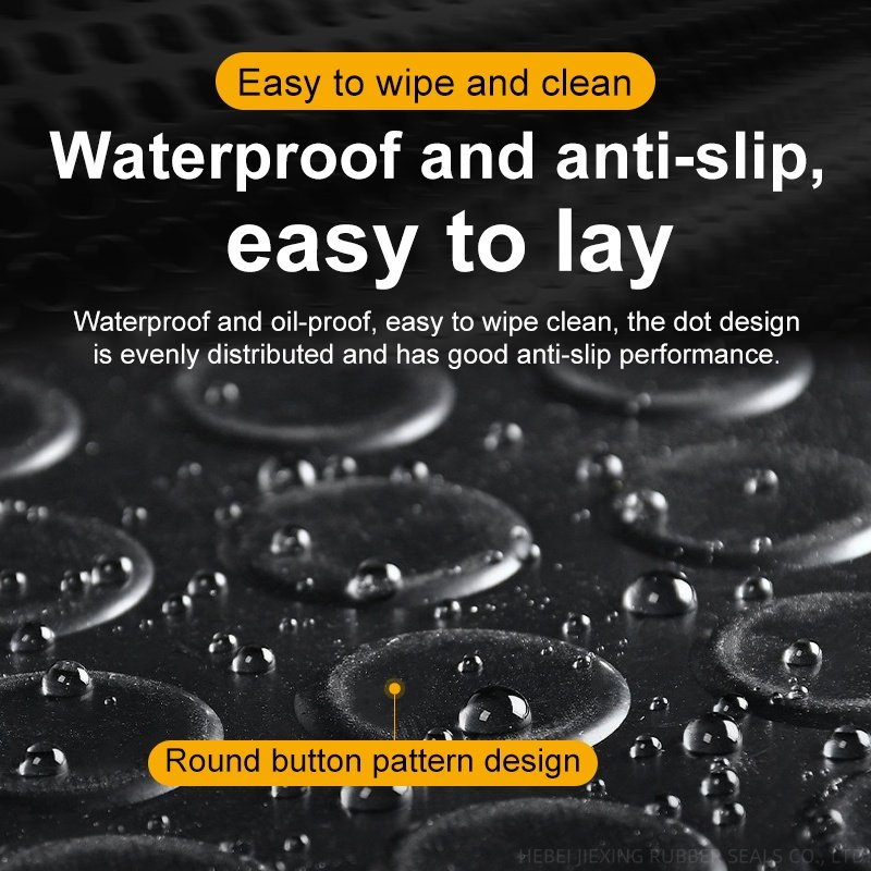 Coin Stud Rubber Flooring Herringbone pattern non-slip rubber sheet Stripe dot shock-absorbing rubber sheet