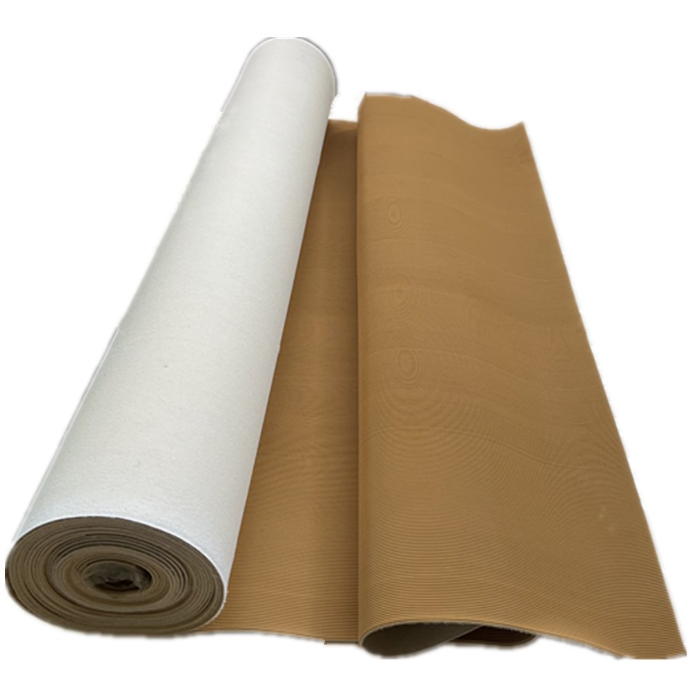 2Mm thickness soft fine strip ribbed pattern surface natural rubber sheets