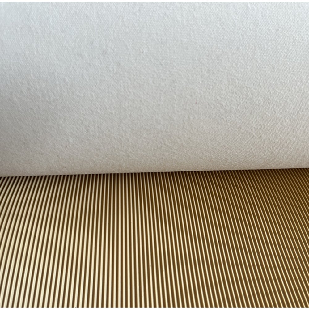 2Mm thickness soft fine strip ribbed pattern surface natural rubber sheets