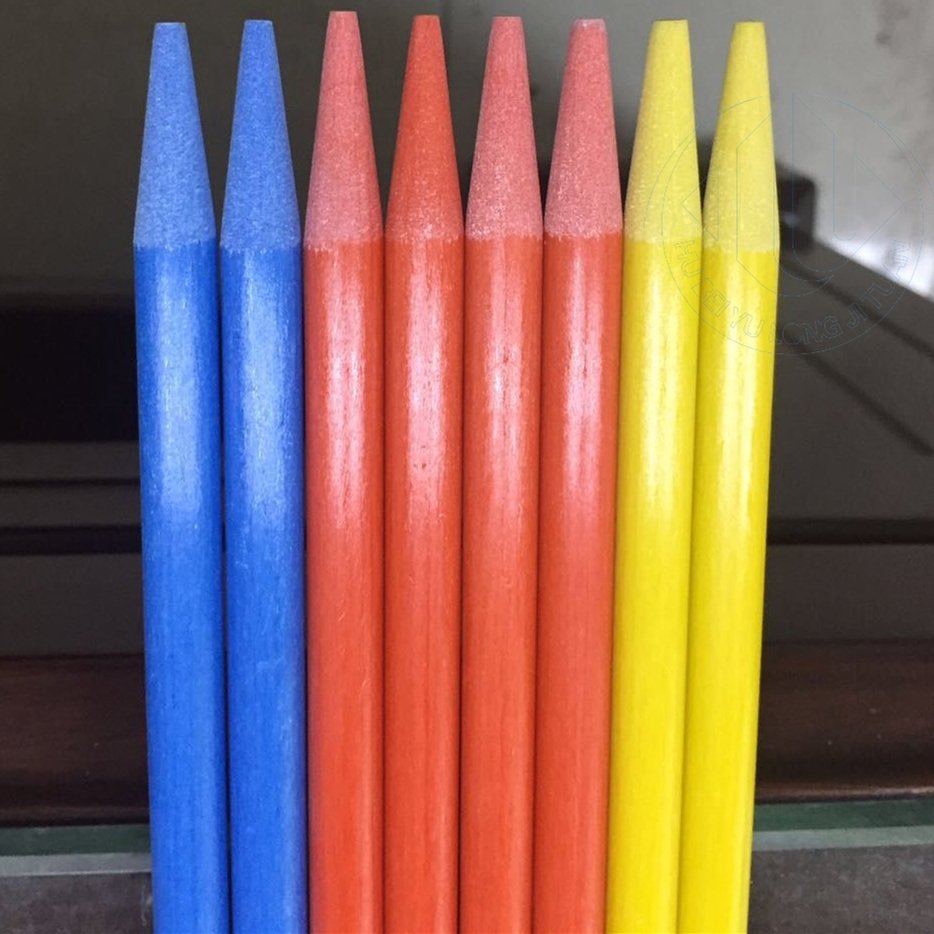 Flexible plastic coated fiberglass Reinforcing Rods for tents kites baseball nets