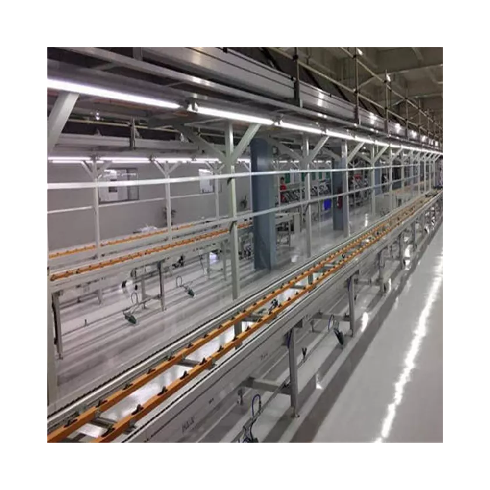 Manufacture Professional Automation Speed Double Chain Conveyor System Plastic Slat Chain Conveyor