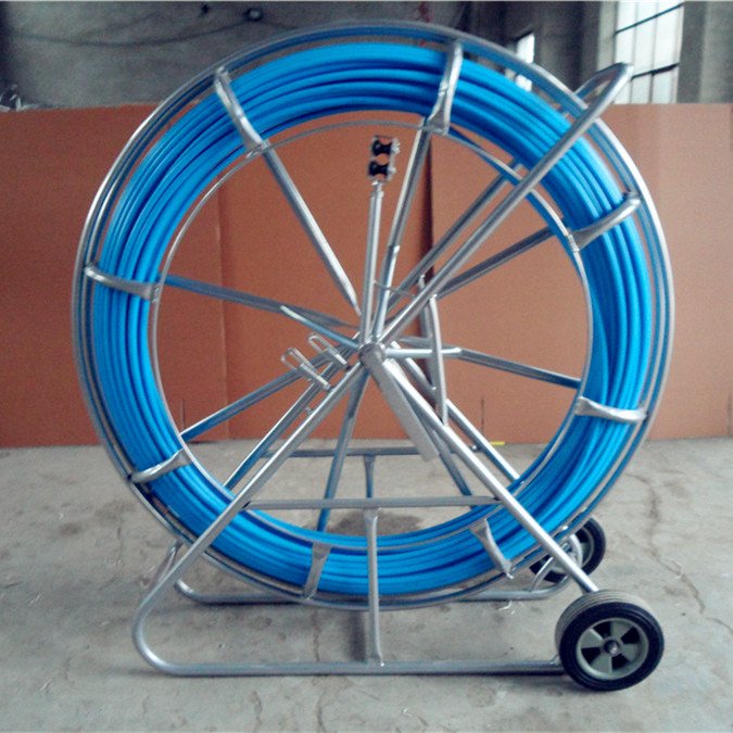 6mm 100m length fiberglass reel wire cable running rod duct rodder wire puller
