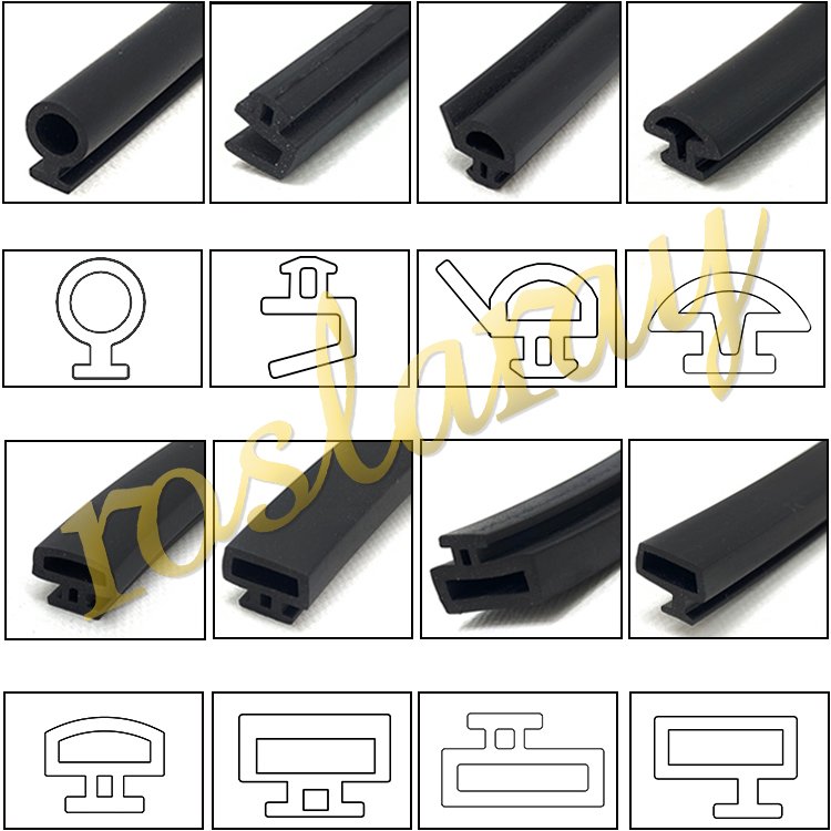 EPDM Rubber Seal Strip Aluminum Window Frame Rubber Gasket Seals Door Gasket Sealing Door