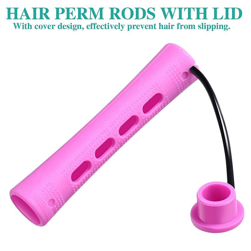 DIY Hairdressing Tools 10 Pcs/Bag Hair Perm Rods Plastic Hair Rollers Cold Wave Rods