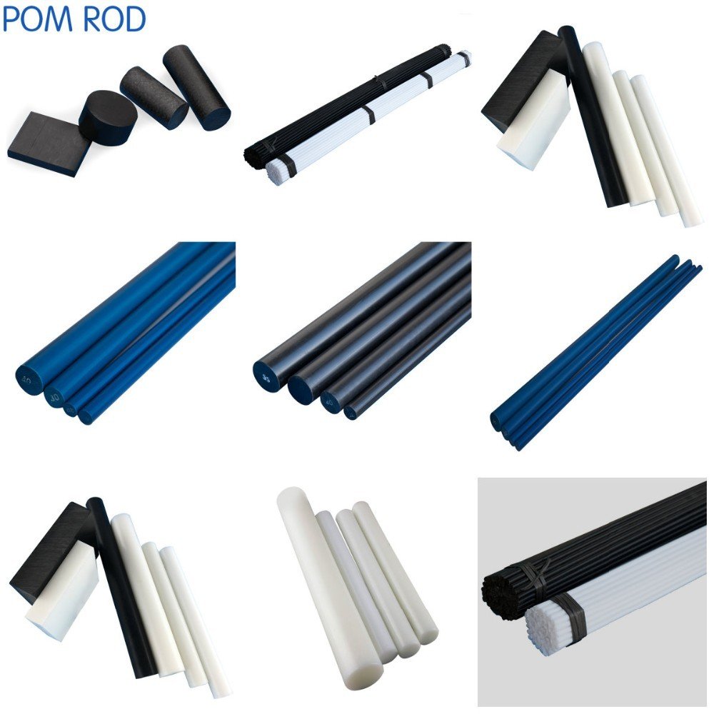 Plastic rod HDPE PP PA6 Nylon POM ABS white black rod