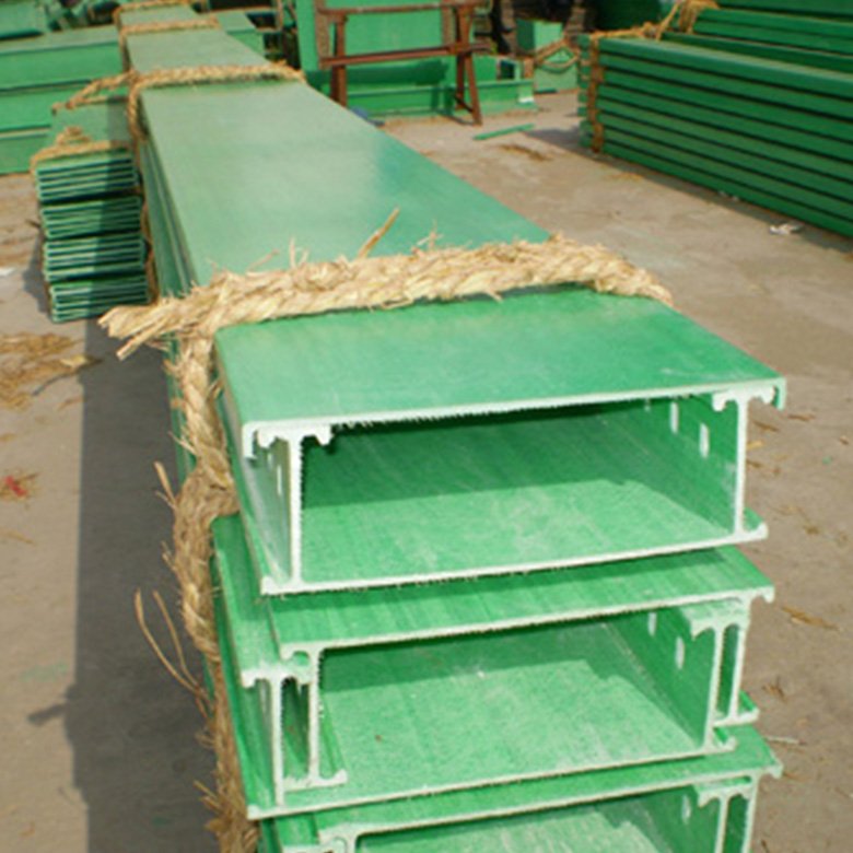 Anti-corrosion Frp Pultrusion Profile C Channel Extruded Plastic U Channel For Fiberglass cable tray