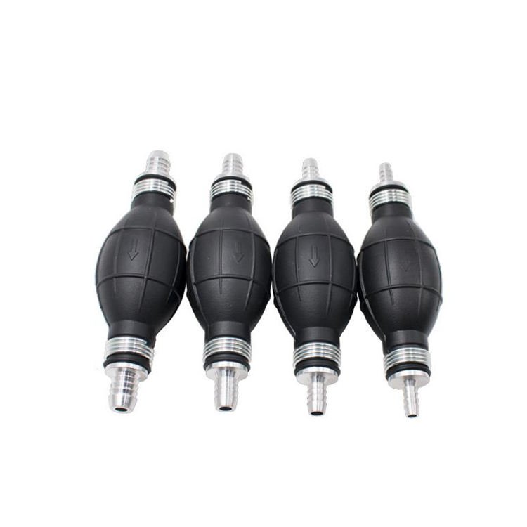 Diesel hand squeeze oil pump black rubber fuel delivery vacuum fuel pipe manual start pump