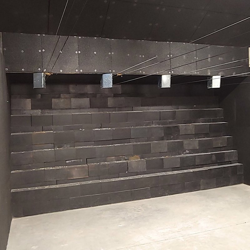 Ballistic Rubber Mat Anti Ricochet Rubber For Shooting Range