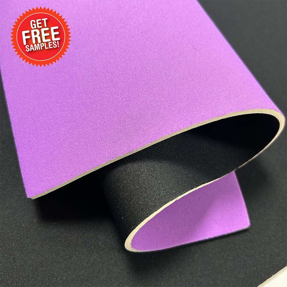 Factory Sale Odorless 2mm 3mm Custom Colored waterproof polyester nylon Fabric Thin Neoprene Fabric