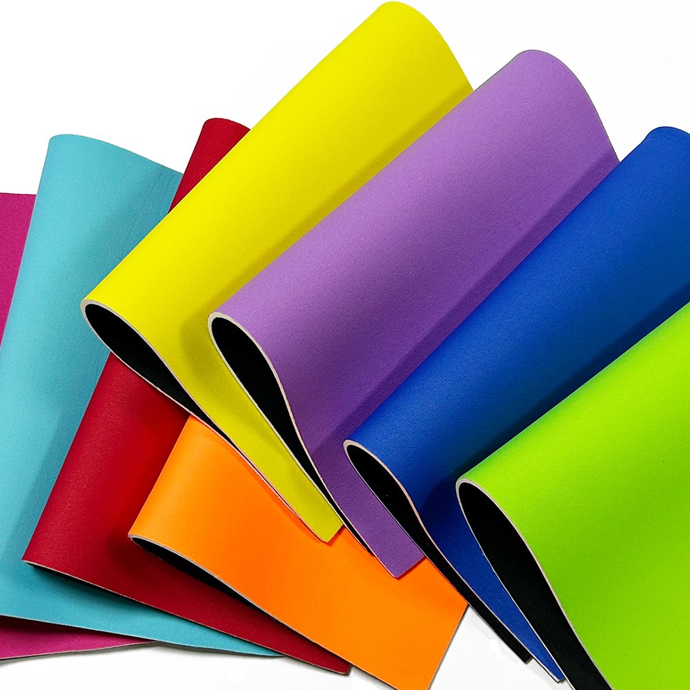 Factory Sale Odorless 2mm 3mm Custom Colored waterproof polyester nylon Fabric Thin Neoprene Fabric