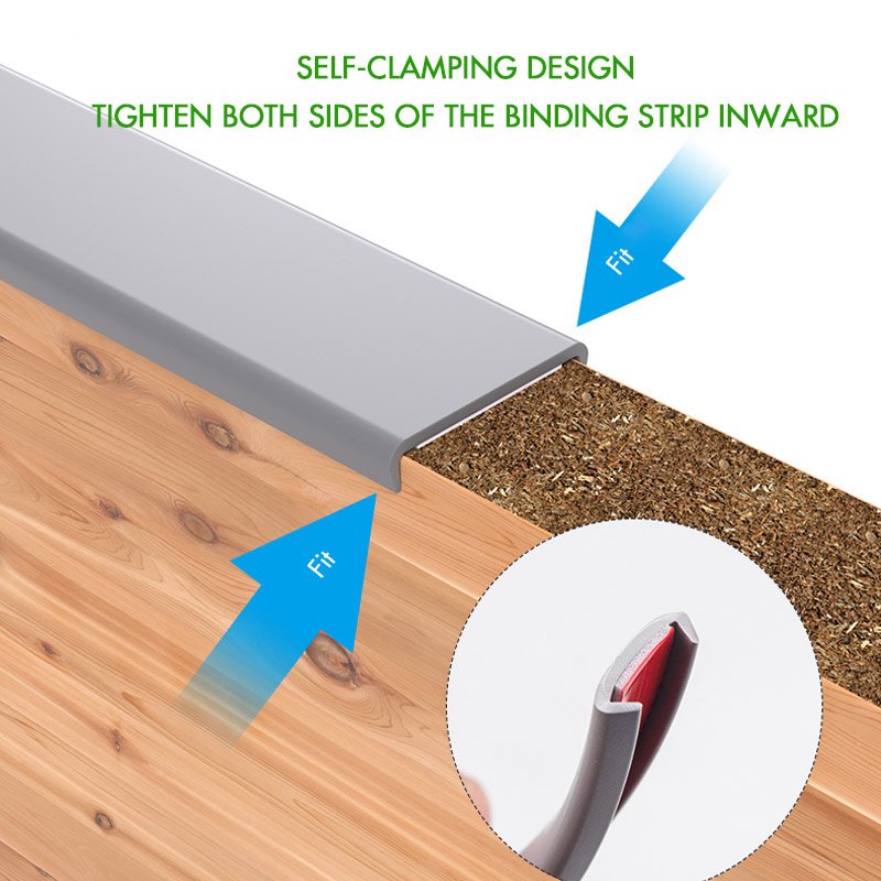 Rubber u edge band PVC TPE flexible self adhesive edge banding tape rubber edge banding for furniture