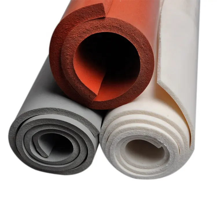 Eco-friendly high quality 1~10mm thickness silicone/cr/eva/pe foam rubber roll sheet