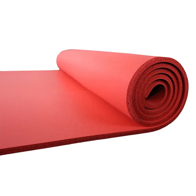 Eco-friendly high quality 1~10mm thickness silicone/cr/eva/pe foam rubber roll sheet