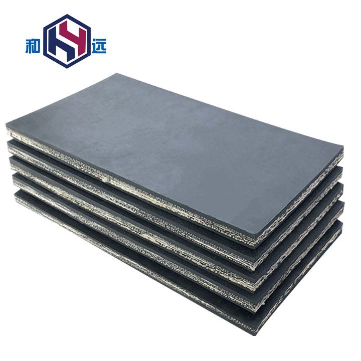 Customized sandwich rubber sheet Natural rubber smooth surface cloth insert Wholesale industrial rubber Mats