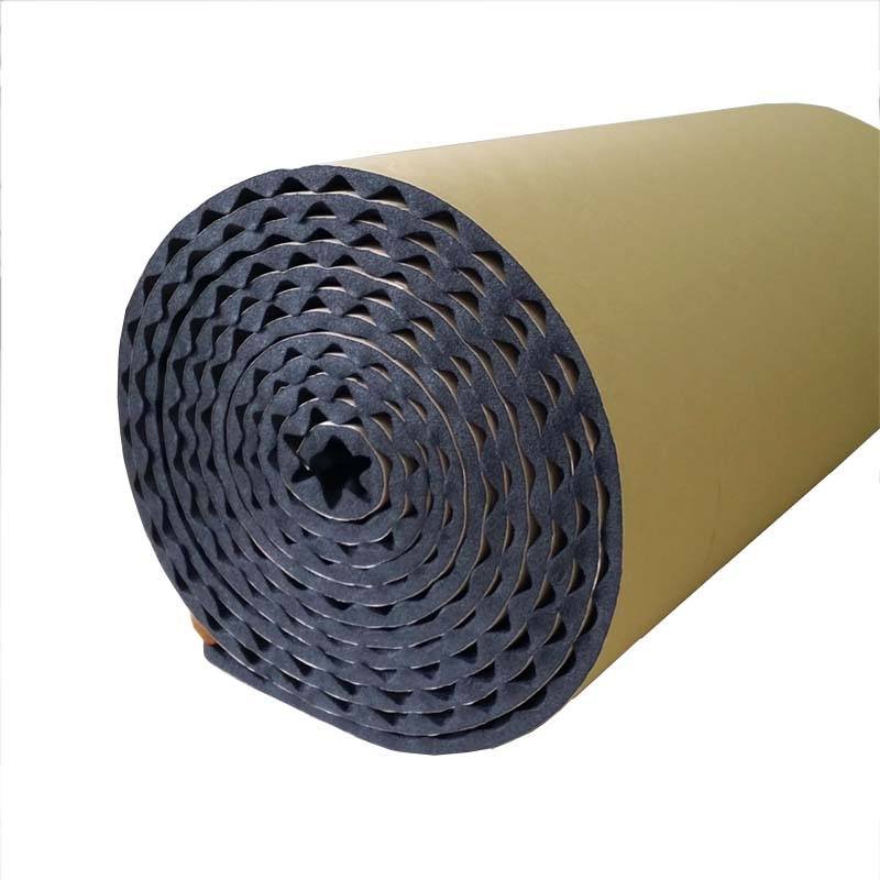 Bellsafe Elastomeric NBR/PVC Rubber Foam Sound Proof Acoustic Panel Sound Absorber Rubber Insulation Sheet