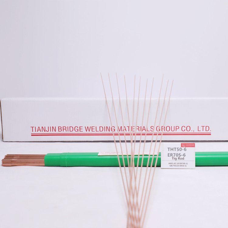 Tianjin Bridge copper coated TIG welding rod AWS A.5.18 ER70S-6 for fillet welding
