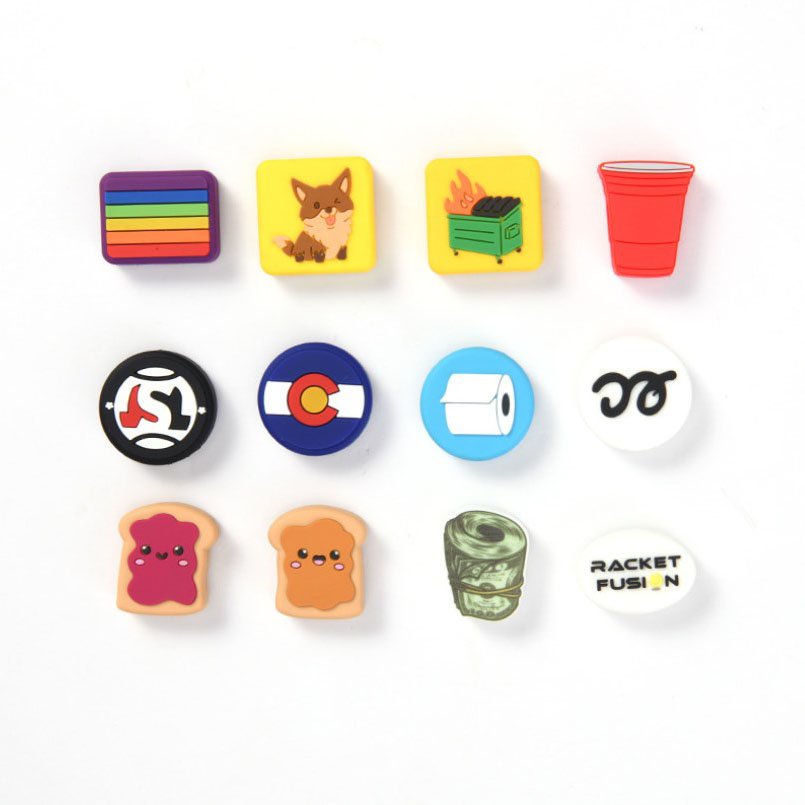 OEM design tennis racquet vibration dampener silicone tennis dampeners custom logo