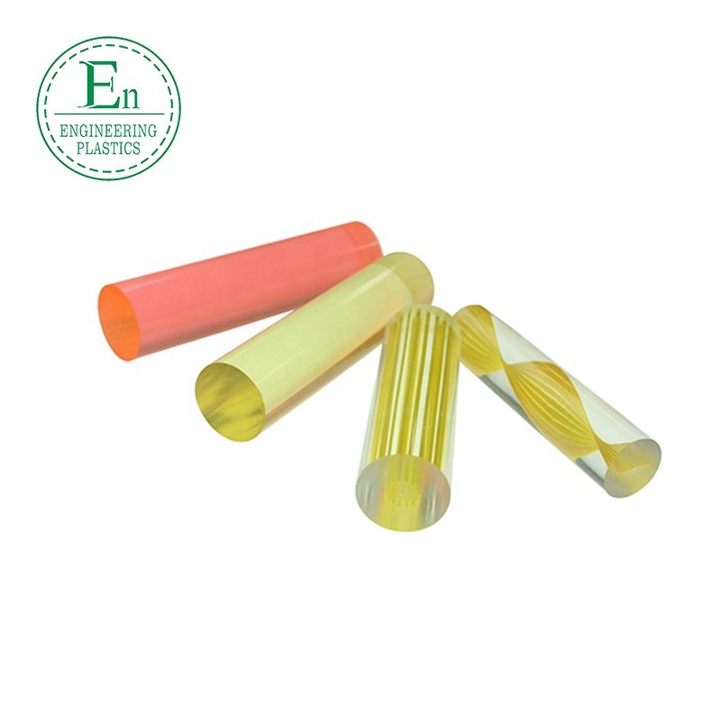 custom cast plastic rod clear colored threaded acrylic rod